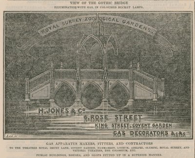 Annonse for H Jones & Co, 6 Rose Street, King Street, Covent Garden av English School