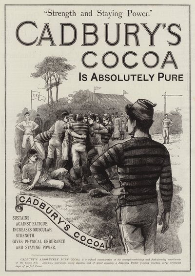 Annonse, Cadbury's Cocoa (gravering) av English School