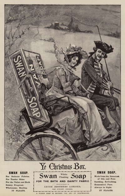 Reklame, Svanesåpe (gravering) av English School