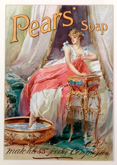 Annonse for pæresåpe, 1898 av English School