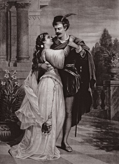 Annonse for Romeo og Julie, i operahuset av English School