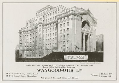 Annonse for Waygood-Otis Limited av English School