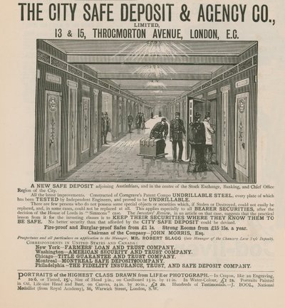 Annonse for City Safe Deposit & Agency Co Limited av English School