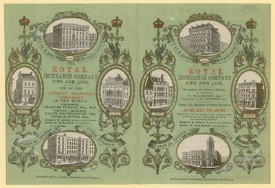 Annonse for Royal Insurance Company av English School