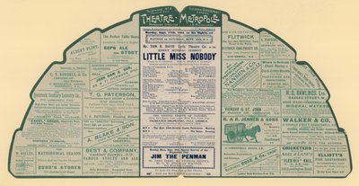 Reklamebrosjyre for Theatre Metropole, Peckham, London av English School