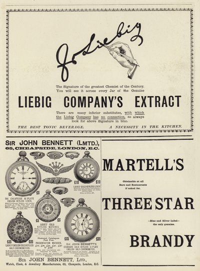 Reklame spredte seg fra The Graphic Christmas Number 1897 av English School