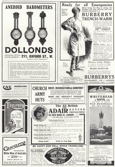 Reklame spredte seg fra The Sphere av English School