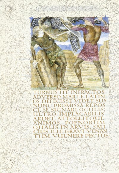 Aeneas dreper Turnus, 1874-c.1919 av English School