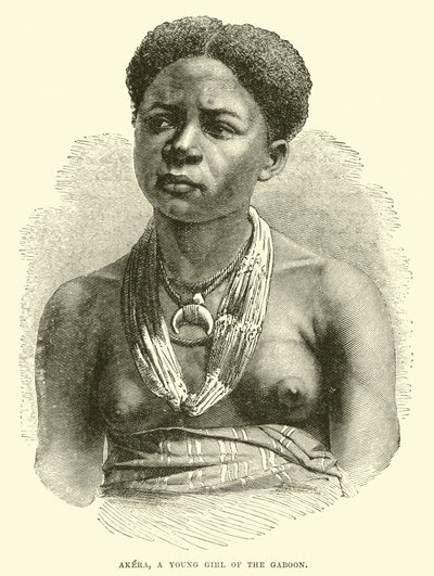 Akera, en ung jente fra Gabon av English School