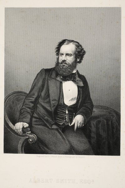 Albert Smith, Esq., utgitt ca. 1850 (gravering) av English School