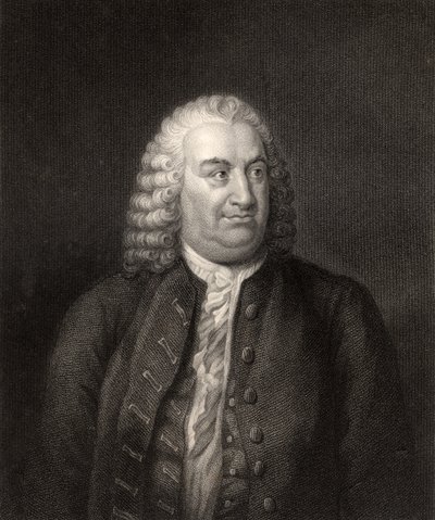 Albert de Haller, gravert av W. Holl, fra 