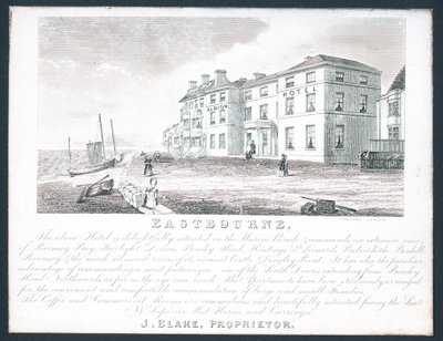 Albion Hotel, handelskort for innehaveren, J Blake av English School