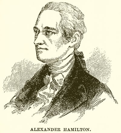 Alexander Hamilton av English School