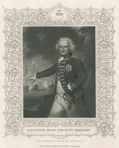 Alexander Hood, 1. Viscount Bridport, illustrasjon fra 