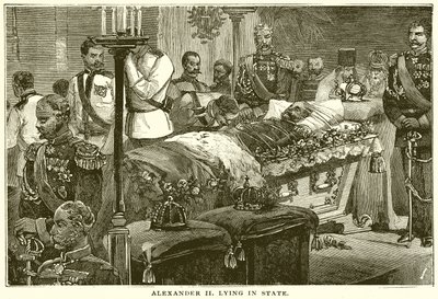 Alexander II ligger i staten av English School