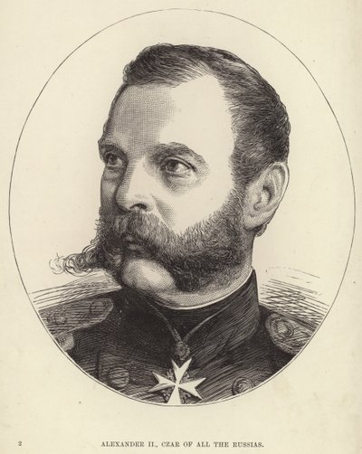 Alexander II. von Russland von English School