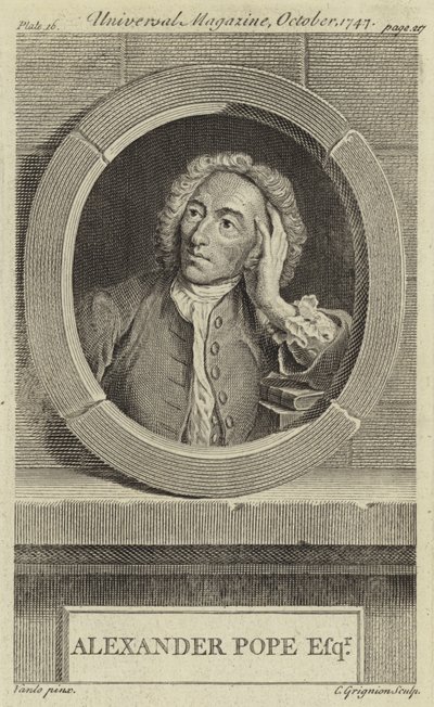 Alexander Pope, Esquire av English School