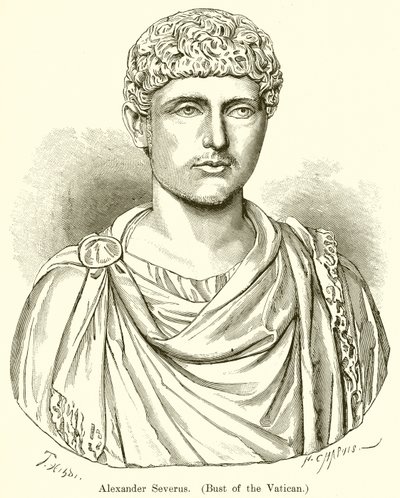 Alexander Severus. (Byste av Vatikanet) av English School