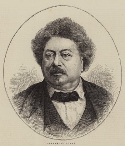 Alexandre Dumas (gravering) av English School