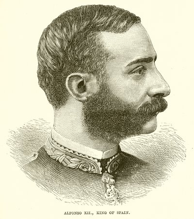 Alfonso XII, konge av Spania av English School