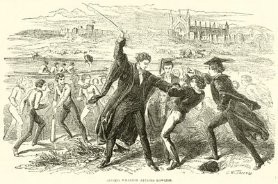 Alfred Wharton angriper Dawlish av English School