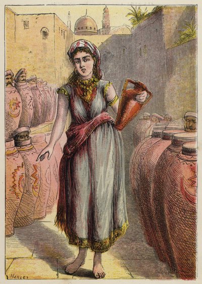 Ali Baba og de førti tyvene (litho-farge) av English School