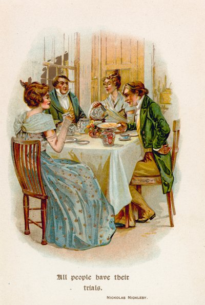 Alle mennesker har sine prøvelser. Nicholas Nickleby av English School