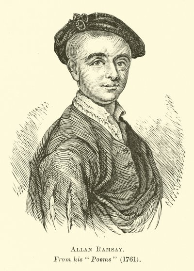 Allan Ramsay av English School
