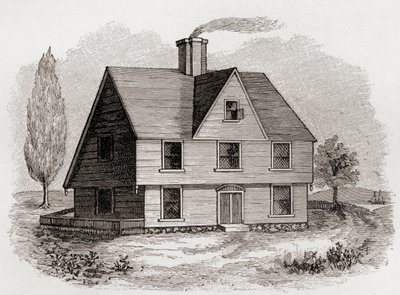 Allyn House, New Plymouth, Nord-Amerika, fra 
