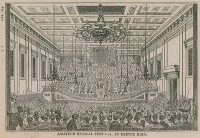Amatørmusikalsk festival i Exeter Hall av English School