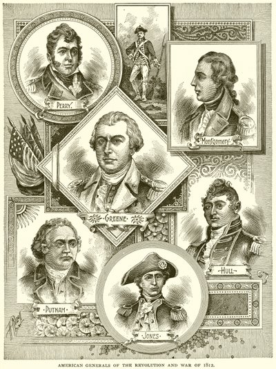 Amerikanske generaler fra revolusjonen og krigen i 1812 av English School