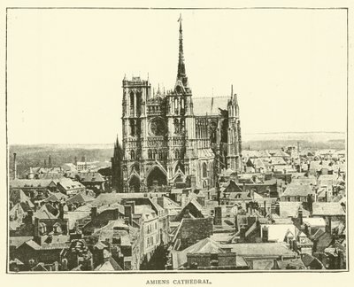 Amiens katedral (gravering) av English School
