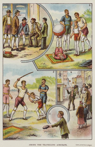 Blant de reisende akrobatene av English School