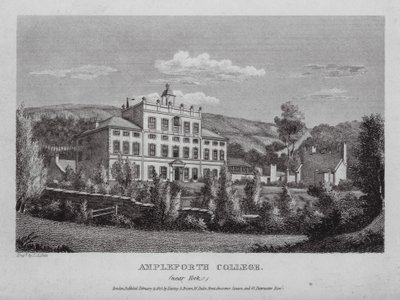 Ampleforth College, nær York (gravering) av English School