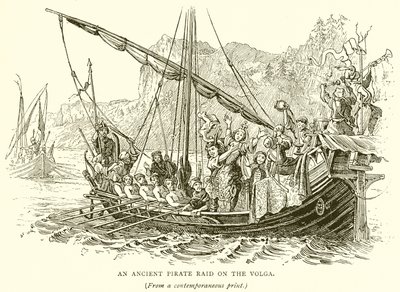 Et eldgammelt piratangrep på Volga av English School