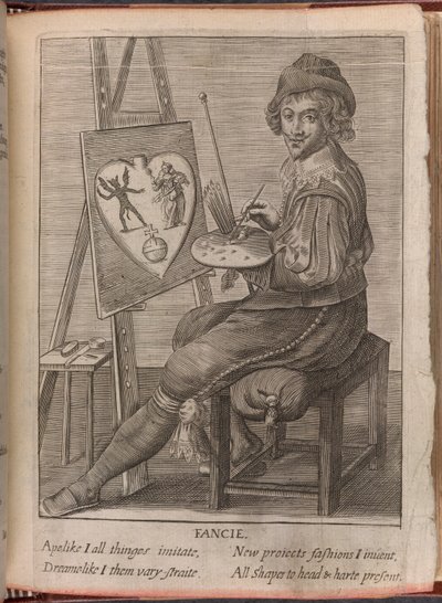 En kunstner, illustrasjon fra 