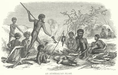 En australsk fest (gravering) av English School