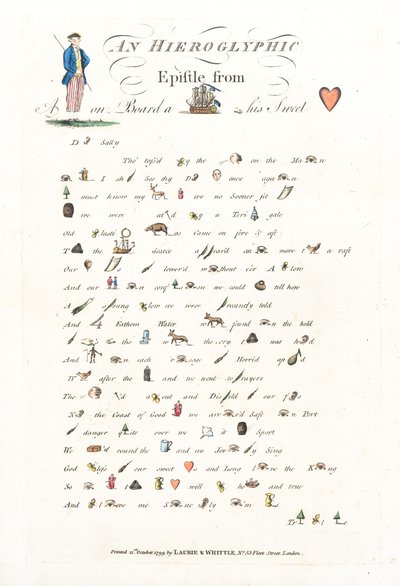 Et hieroglyfisk brev av English School