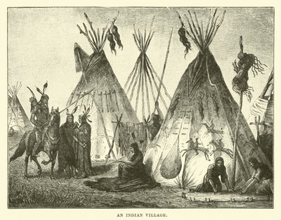 Ein Indianerdorf von English School