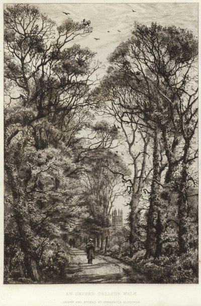 En Oxford College Walk av English School