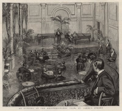 En kveld på Meistersingers Club av English School