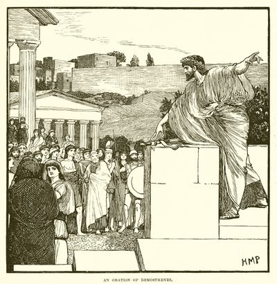 En tale av Demosthenes av English School