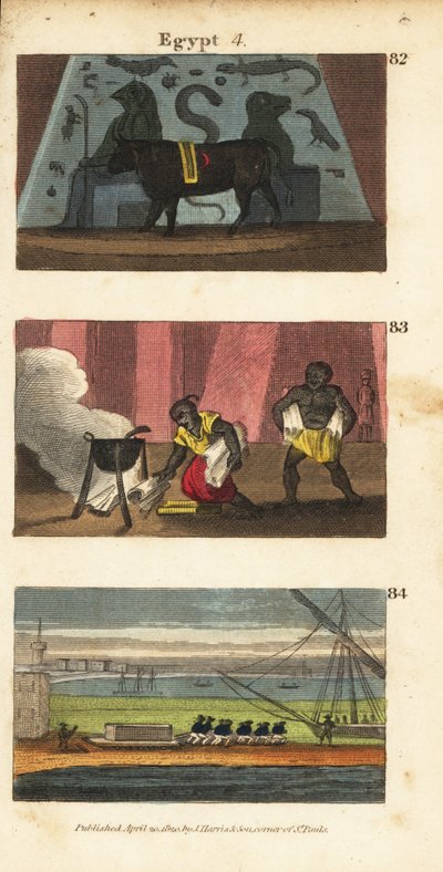 Det gamle egyptiske idolet Osiris som en okse 82, Saraseneren Omar som brente biblioteket til Ptolemaios Soter i 642 83, og Napoleons tropper tok bort Alexanders grav 84 av English School