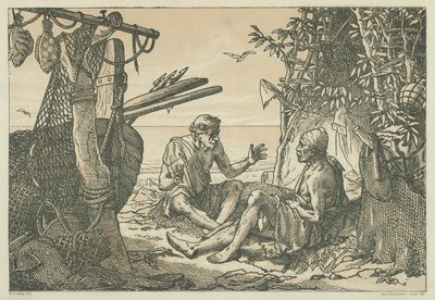 Antikke greske fiskere (lito) av English School