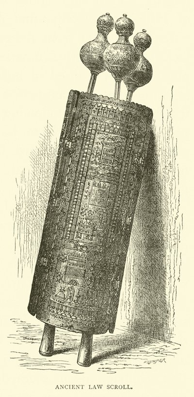 Ancient Law Scroll av English School