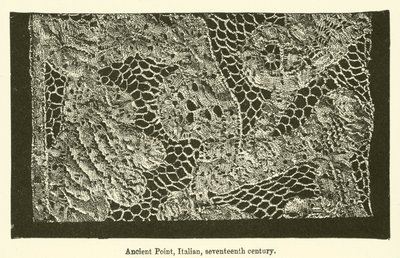 Ancient Point, italiensk, syttende århundre (gravering) av English School