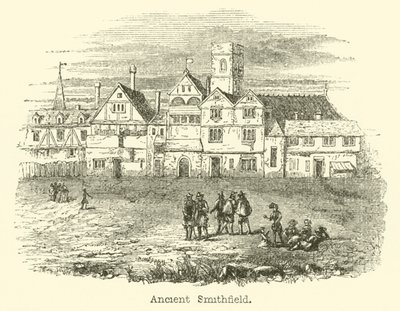 Ancient Smithfield (gravering) av English School