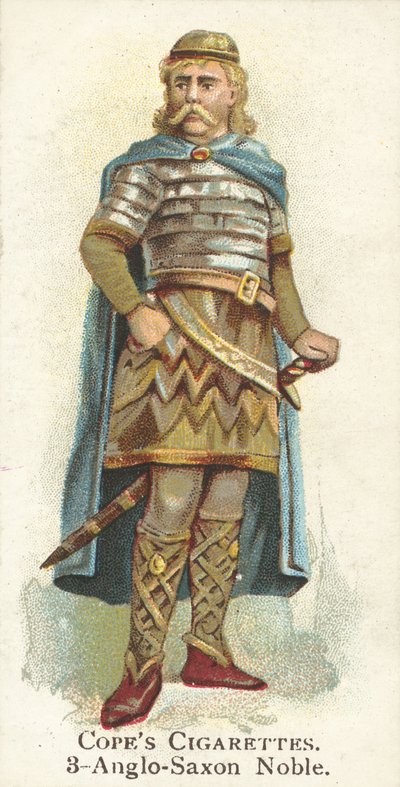 Anglo-Saxon Noble (chromolitho) av English School