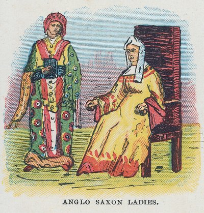 angelsaksiske damer, kvinner, kvinner av English School