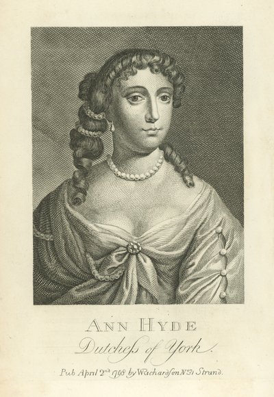 Ann Hyde, hertuginne av York av English School